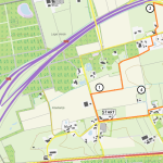 wandelkaart Hog en Leghei - Mun wandel routekaart vanaf 2015